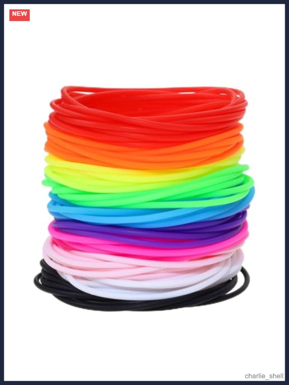 Silicone Jelly Bracelet 30 Pack Retro 80s Neon Style Party Favors Adult Size